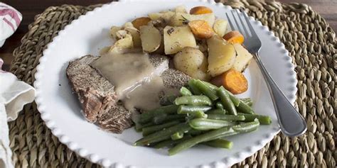 Slow Cooker Roast Beef Dinner Using Frozen Roast Beef