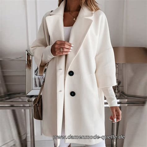 Damen Oberbekleidung 2024 Elegante Herbst Winter Damen Wollmantel