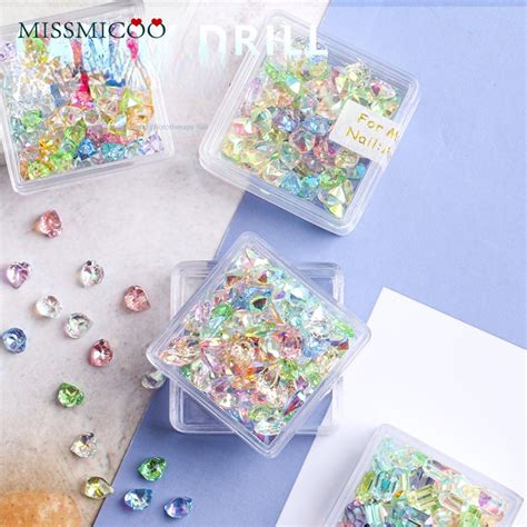 Influencer Diy Estilo Japonés Manicura Accesorios Color Caramelo Luz