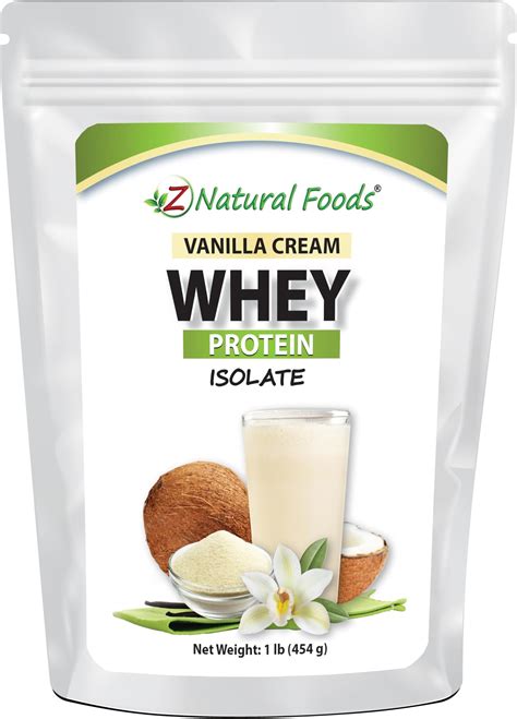 Z Natural Foods Grass Fed Whey Protein Powder From New Zealand Unflavoured And