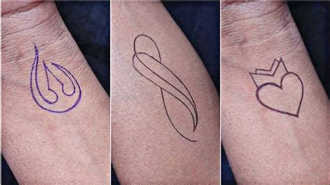 Tattoo For Women Simple Tattoo Ideas Making With Pen Amazing