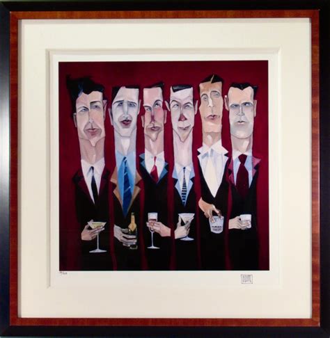 Michael Todd White Untitled Personages Drinking 2 For Sale At 1stdibs