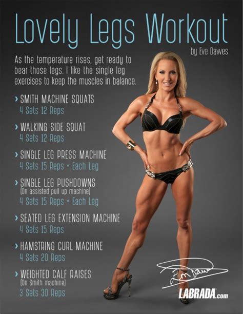 Leg Workout For Ultimate Toning Legs Workout Leg Workout Workout