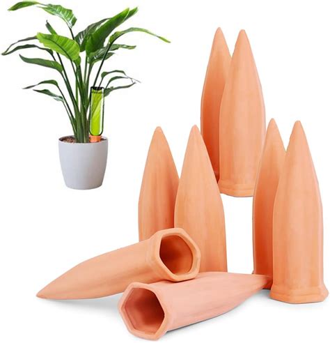 Jqtop Plant Watering Devices Pcs Potted Terracotta Self Watering