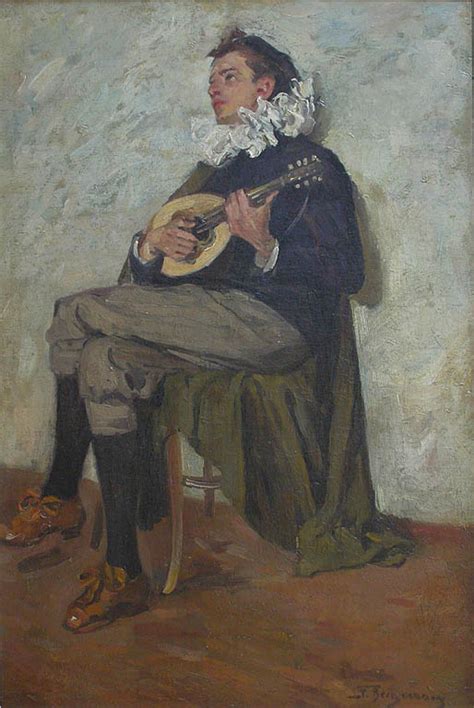 Stanis Aw Bergman Mandoliniste Artinfo Pl Portal Rynku Sztuki