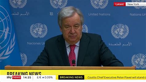 Antonio Guterres La Era Del Calentamiento Global Ha Terminado La Era