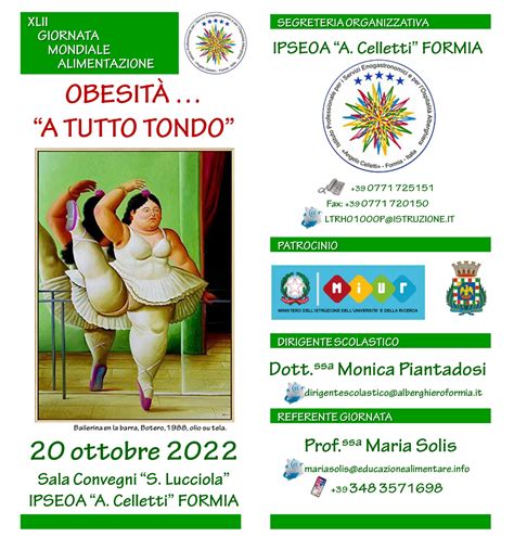 Formia All Alberghiero convegno Obesità a tutto tondo giovedì 20