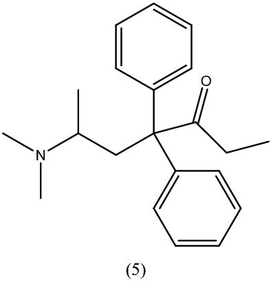 Methadone Structure