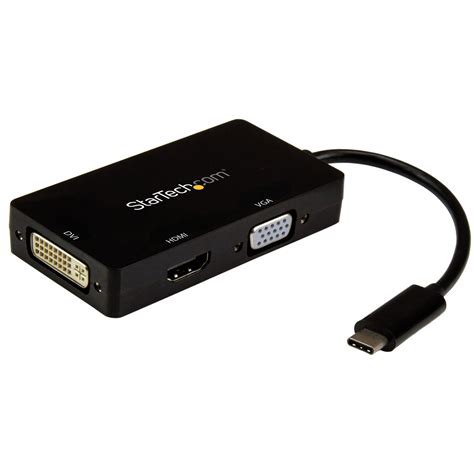 Buy The Startech 4k Usb C To Hdmi Vga And Dvi Multi Port Video Display