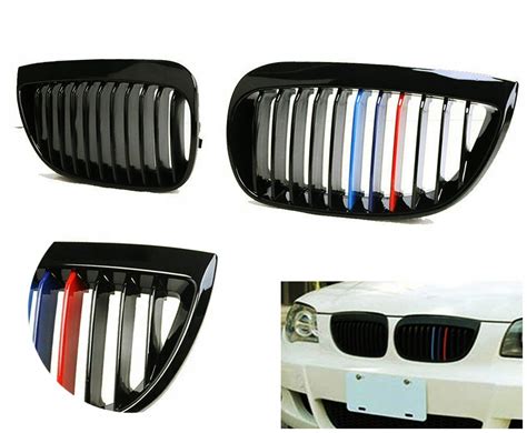 GRILL NERKI BMW E81 E87 CZARNY POŁYSK M COLOR 002GBM NERKI W GRIL BMW