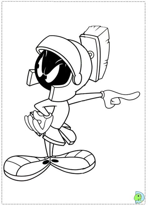 Marvin The Martian Coloring Pages - Coloring Home