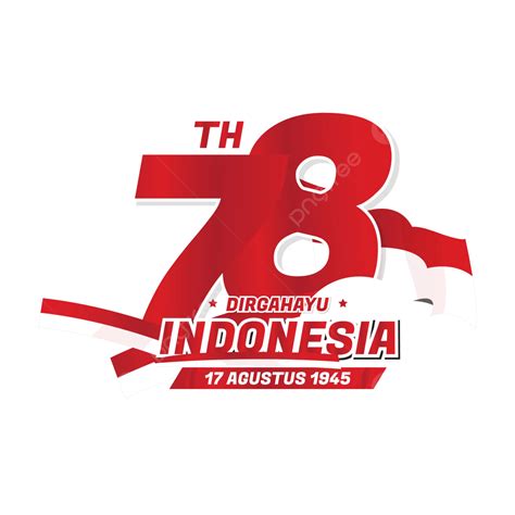 Hut Ri 78th Happy Republik Indonesia 17 Agustus 2023 Bebas Vektor Hut Ri Panjang Umur Republik