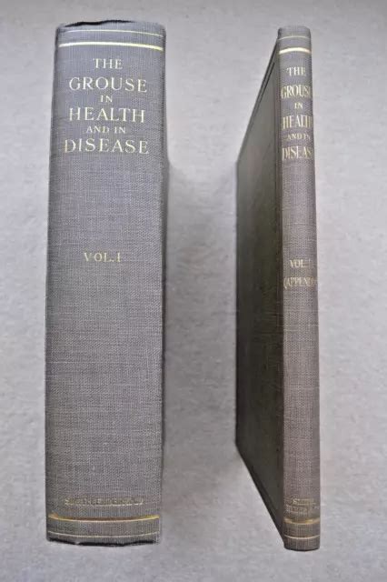 The Grouse In Health And In Disease Volumes And Hardcover