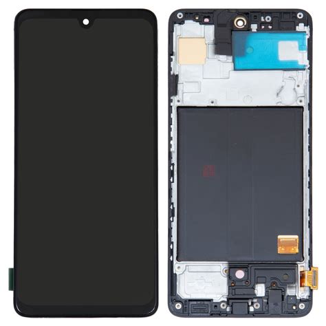 Lcd Compatible With Samsung A Galaxy A Black With Frame High