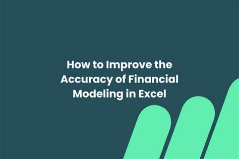 Elevate Financial Modeling Precision in Excel: A Complete Guide