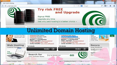 How To Get A Free Domain For Lifetime Unlimited Hosting Unlimited