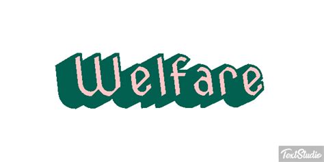 Welfare Word Animated  Logo Designs