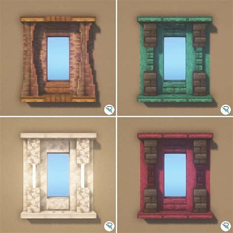 Minecraft House Window Designs