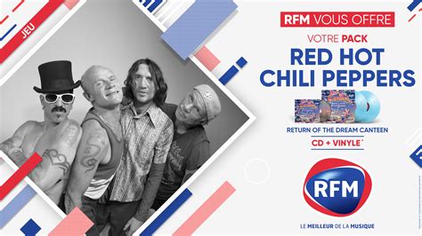 Rfm Vous Offre Votre Pack Red Hot Chili Peppers