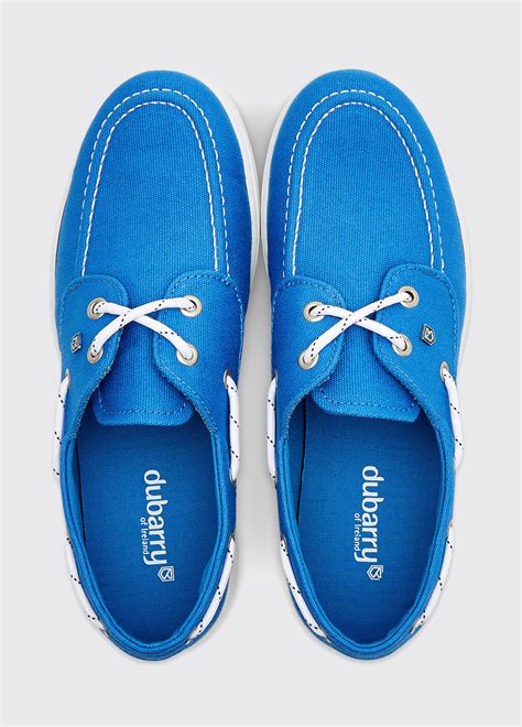 Biarritz Canvas Deck Shoe Blue Mist