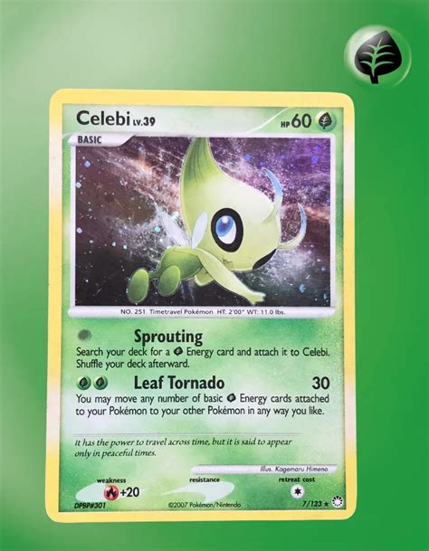 Celebi 7 123 Mysterious Treasures TCG Coleccionistas