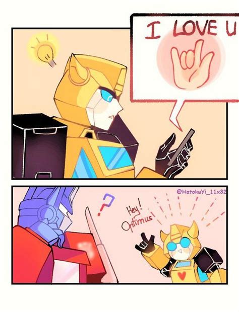 Optimus prime X Bumblebee Imágenes 29 Transformers funny