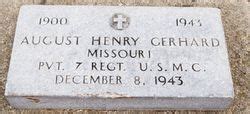 August Henry Gerhard 1900 1943 Mémorial Find a Grave