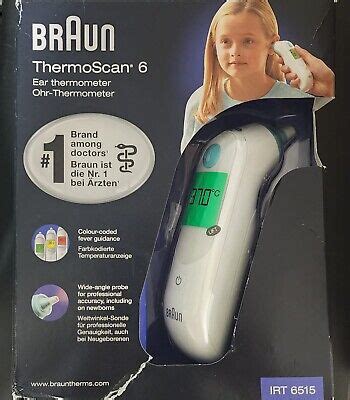 Braun ThermoScan 6 Digital Ear Thermometer White IRT6515