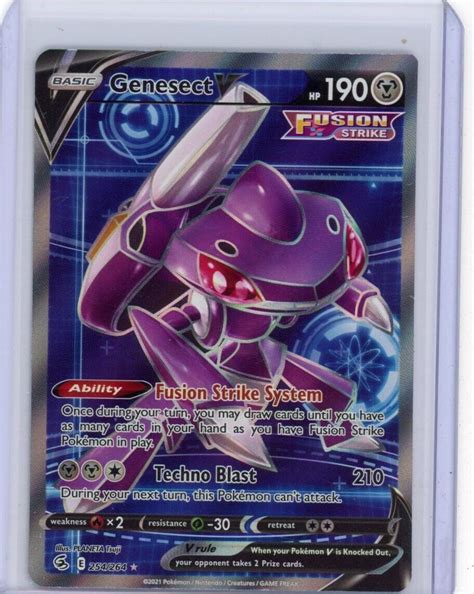 Pokemon Tcg Genesect V Fusion Strike Full Art Ultra Rare Values