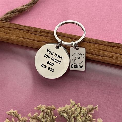 You Re My Ass Funny Keychain For Friend Sarcastic Keychain Stainless Steel Keychain