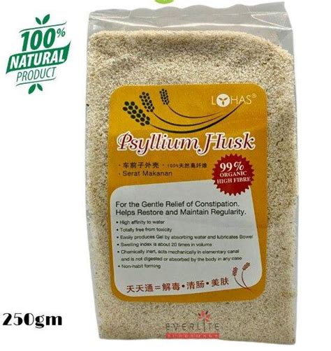 DAILY COLON CLEANSING Lohas Organic Psyllium Husk 車前子外殼 250g Lazada