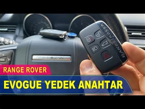 Range Rover Evoque Yeni Yedek Anahtar Uygun Fiyat