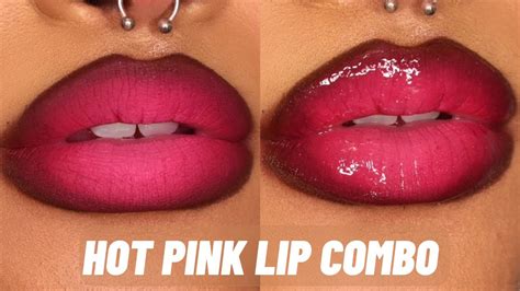 How To Do Hot Pink Lip Combo Youtube