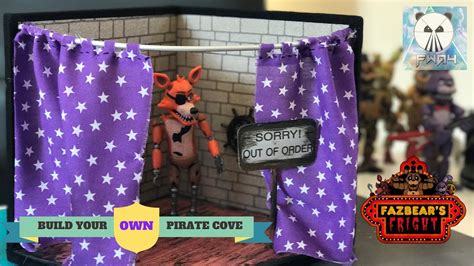 How To Make Five Nights At Freddy S Foxy S Pirate Cove Playset For