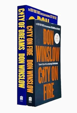 Juego de 2 libros de la colección Don Winslow Ciudad en llamas y