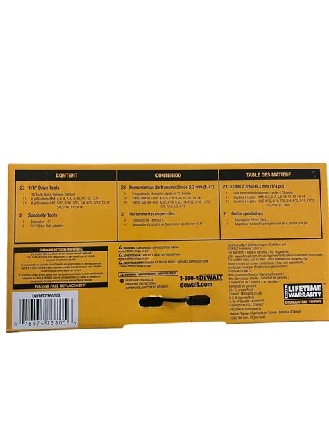 Dewalt Dwmt Tool Kit Drive Socket Set Piece For Sale Online