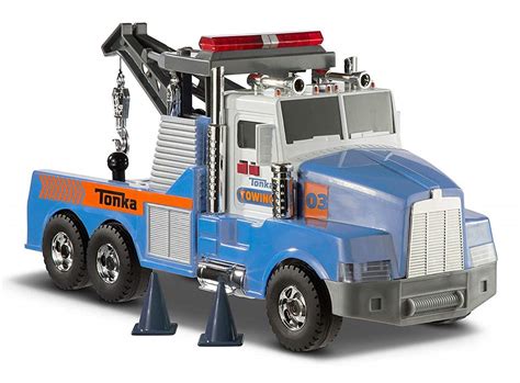 Tonka Real Tough Mighty Motorized Tow Truck Blue My Quick Buy