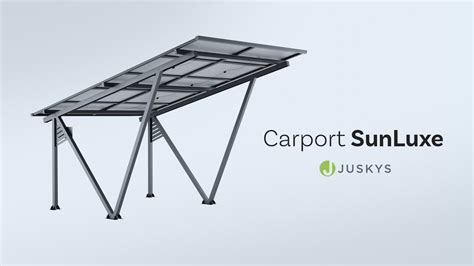 Solarcarport Gestell SunLuxe 4100 Watt für Auto Motorrad YouTube