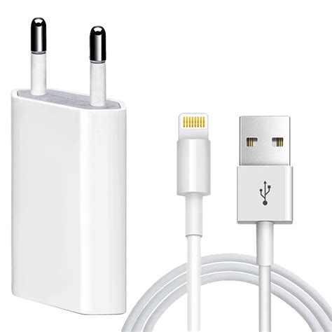 Set Incarcator Retea Si Cablu Smartgear Pentru Iphone Usb Lightning