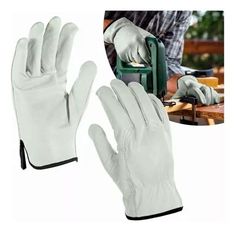 Guantes De Seguridad De Piel Para Trabajo Construcción Cuero