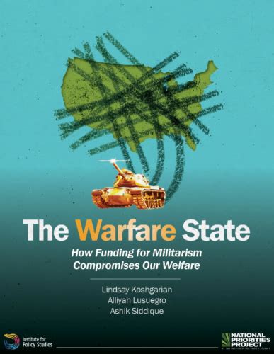 The Warfare State How Funding For Militarism Compromises Our Welfare