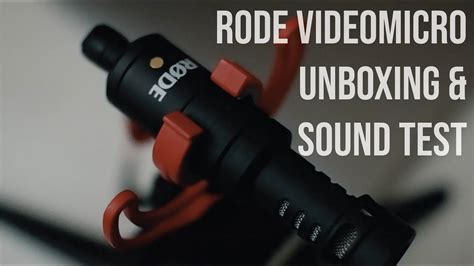 RODE VideoMicro Unboxing Review Sound Test BISAYA PHILIPPINES