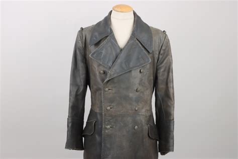 Ratisbons Wehrmacht Leather Coat For Officers Discover Genuine