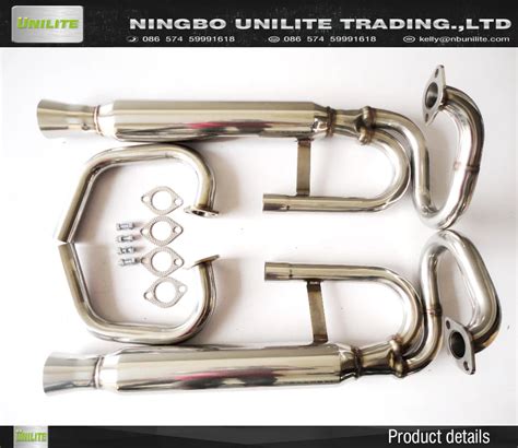 Vw Air Cooled Buggy Dual Exhaust Full Sus304 Polished With Sound