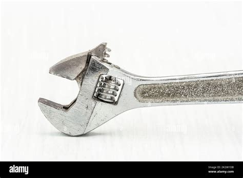 Adjustable Metal Wrench Stock Photo Alamy