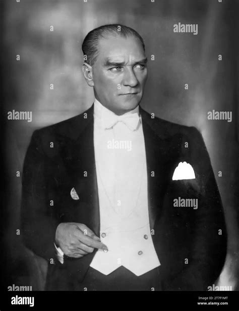 Mustafa Kemal Pasha Portrait Black And White Stock Photos And Images Alamy