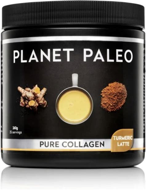 Planet Paleo Pure Collagen Turmeric Latte 260 Gram