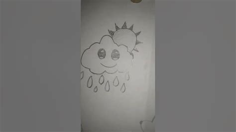 Easy Badal Drawing Youtube