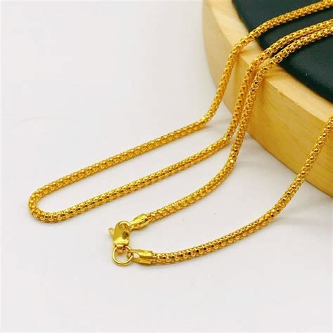 916 Gold 18mm Bamboo Chain Merlin Goldsmith