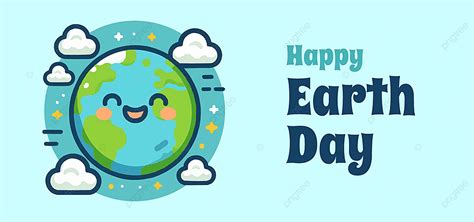 Happy Earth Day Cute Banner Background Earth Day Earth Planet